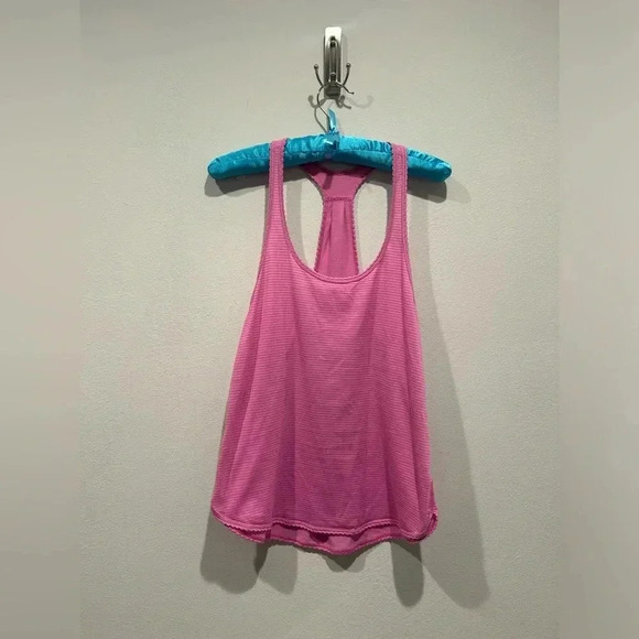 LULULEMON Pink Racerback Tank Top / Size: No tag, fits like a 6 - Picture 1 of 5